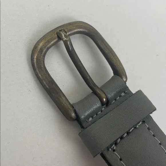 Vintage Belt Braided Leather Gray - Picture 10 of 10